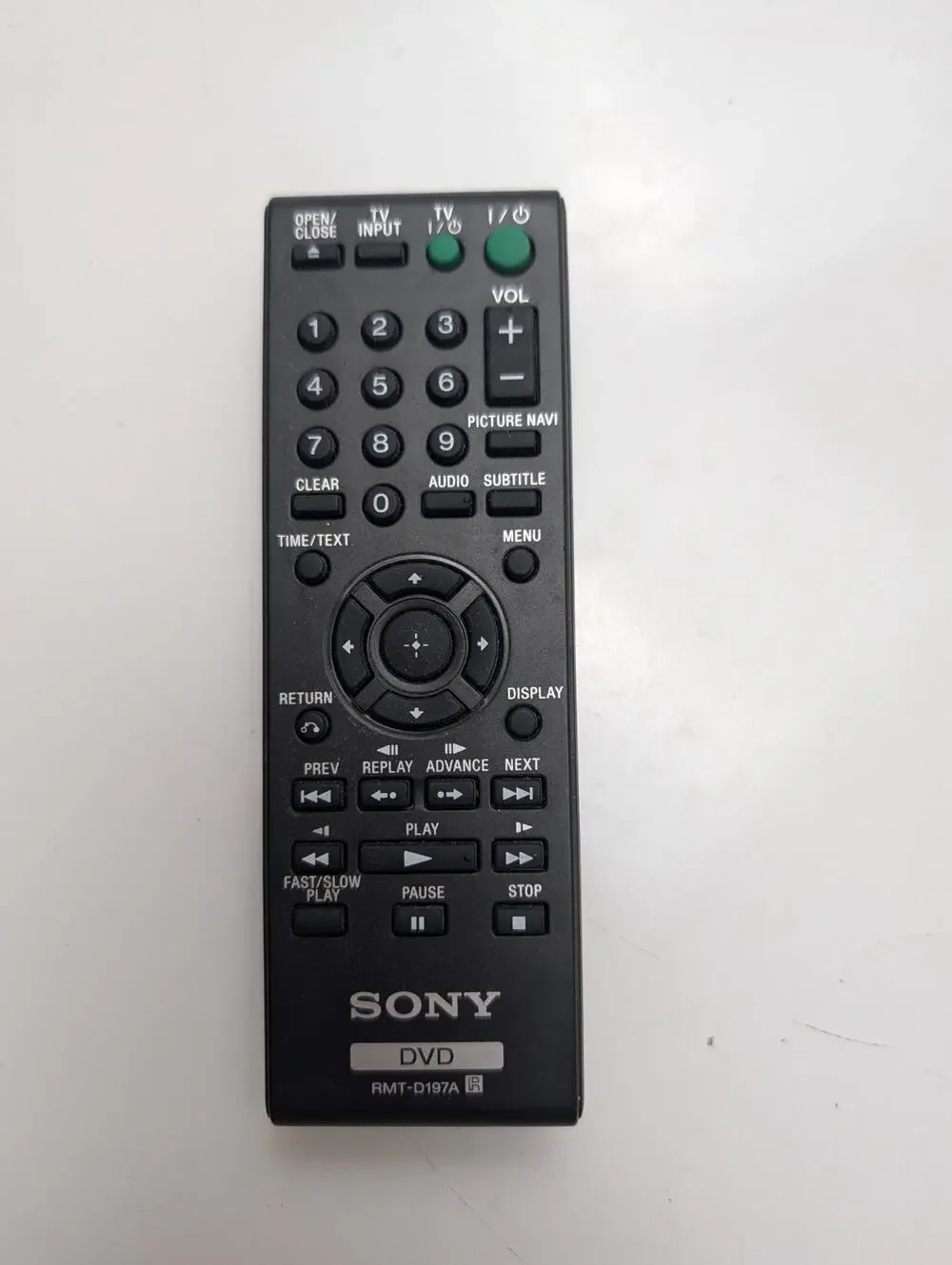 Genuine OEM Sony RMT-D197A Remote Control for DVP-SR200P DVP-NS710H/B DVD Player